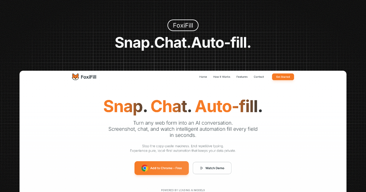 FoxiFill screenshot